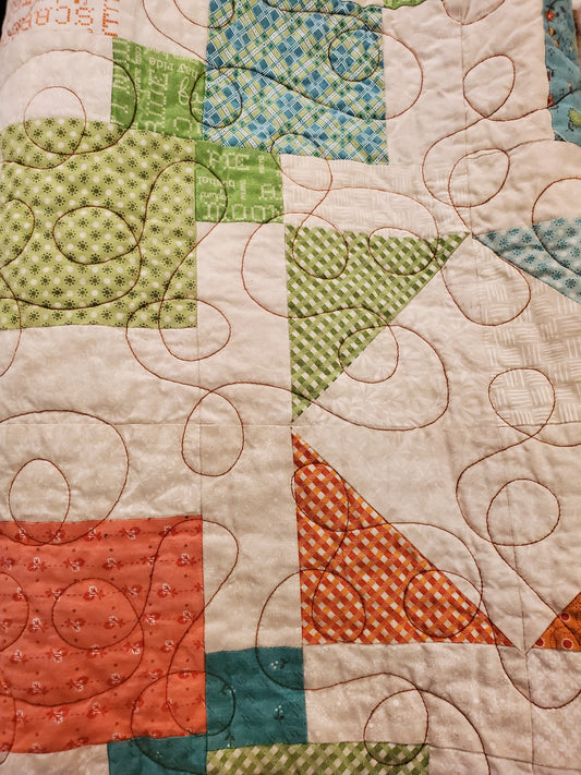 Edge to Edge Quilting- Simple Pattern- .03 per Square Inch (Length X Width)