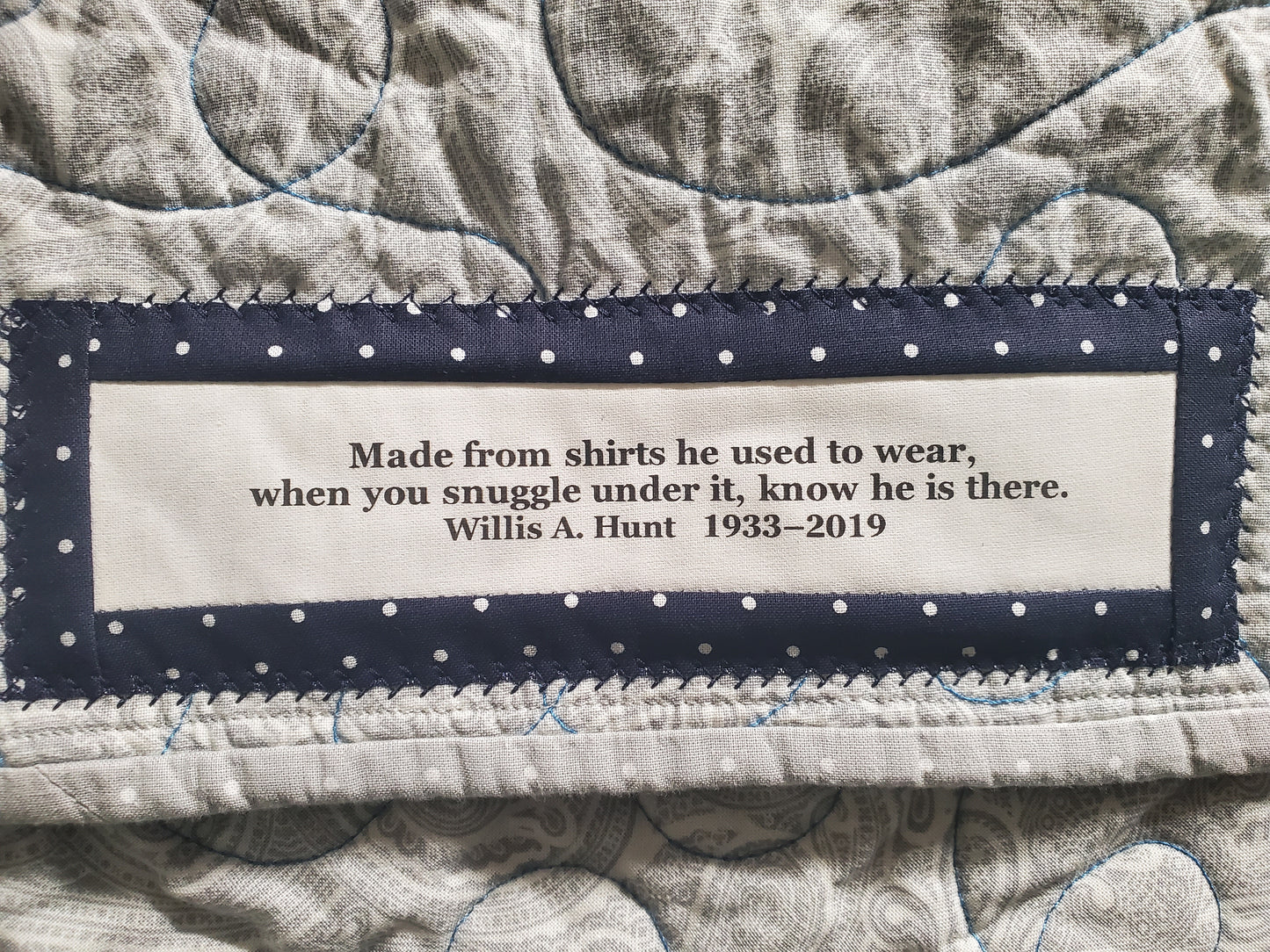 Quilt Label