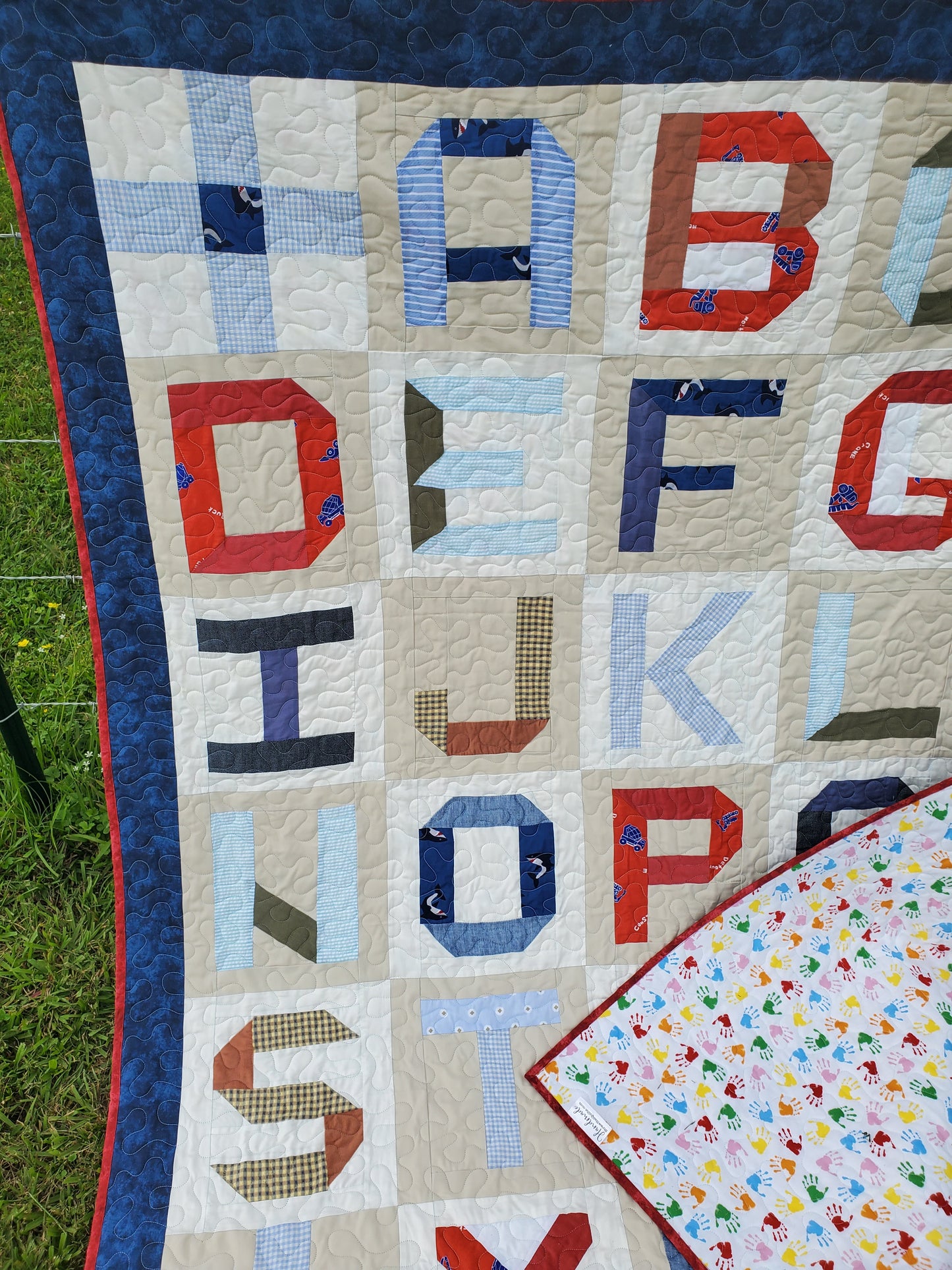 Alphabet Quilt- 60" x 71"