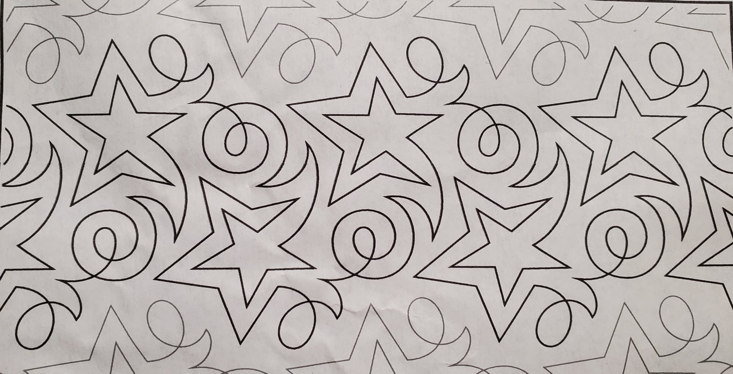 Edge to Edge Quilting- Intermediate Pattern- .04 per Square Inch (Length X Width)