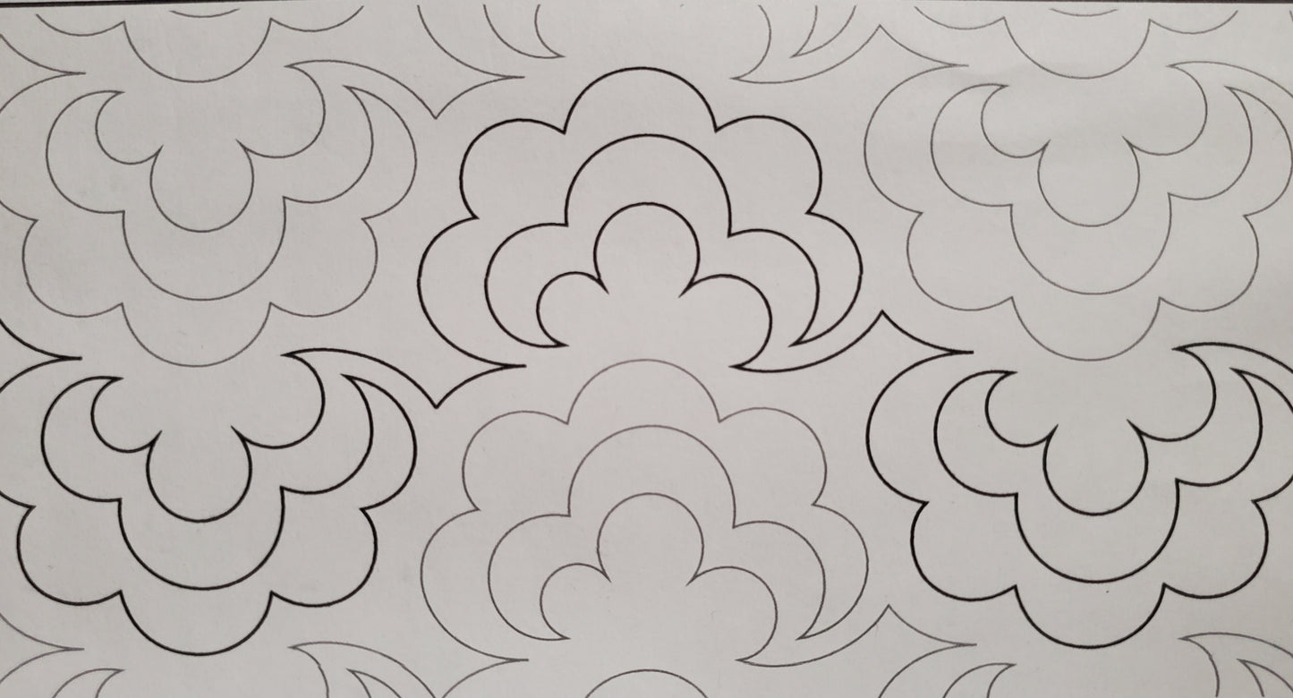 Edge to Edge Quilting- Intermediate Pattern- .04 per Square Inch (Length X Width)