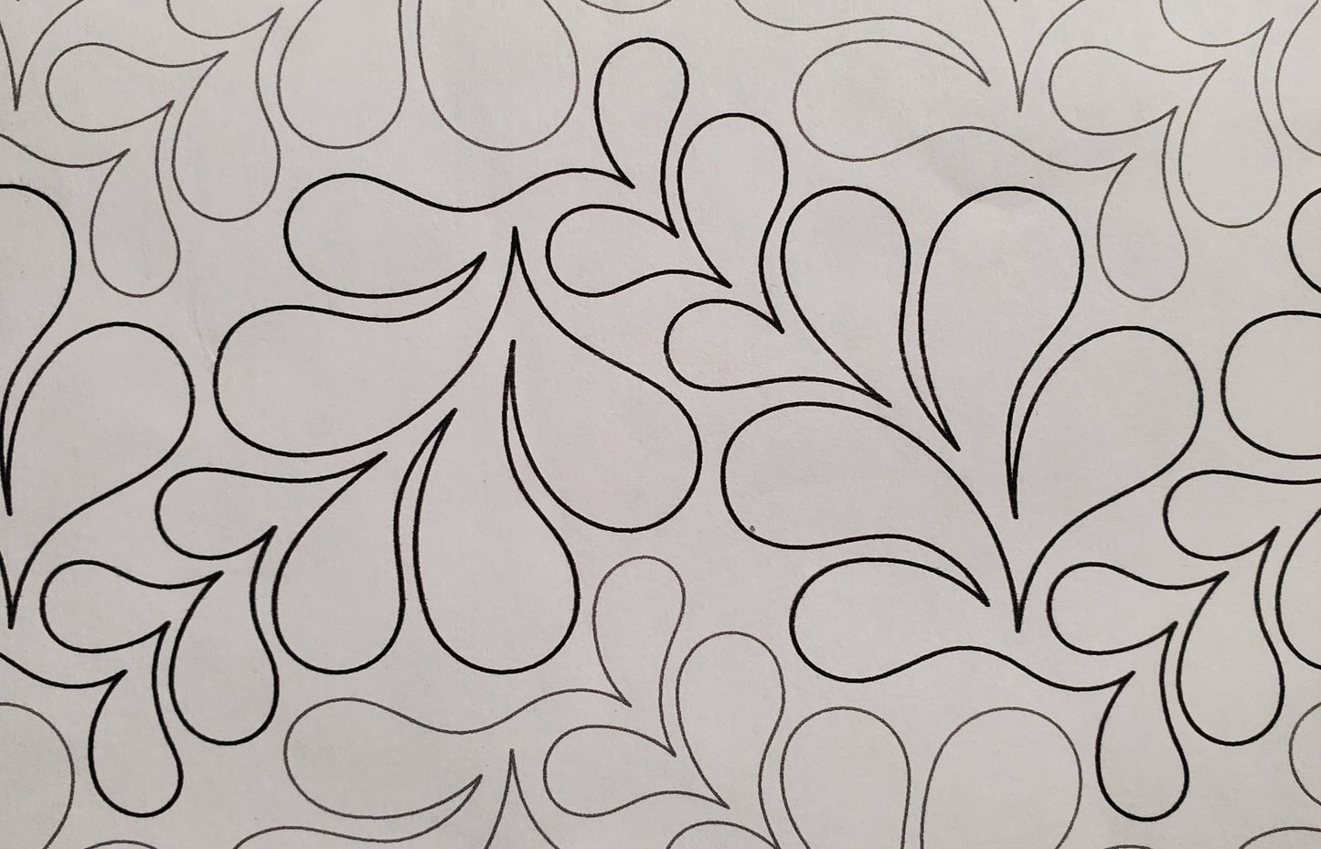 Edge to Edge Quilting- Intermediate Pattern- .04 per Square Inch (Length X Width)