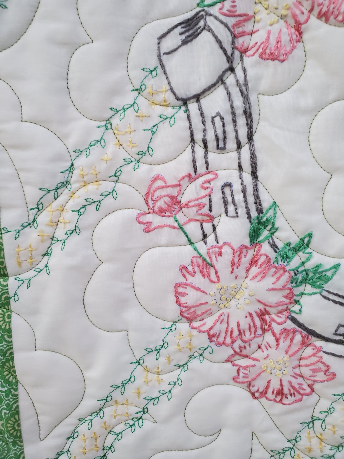 Revival Quilt- "Lucky Horseshoes" 52'x72"