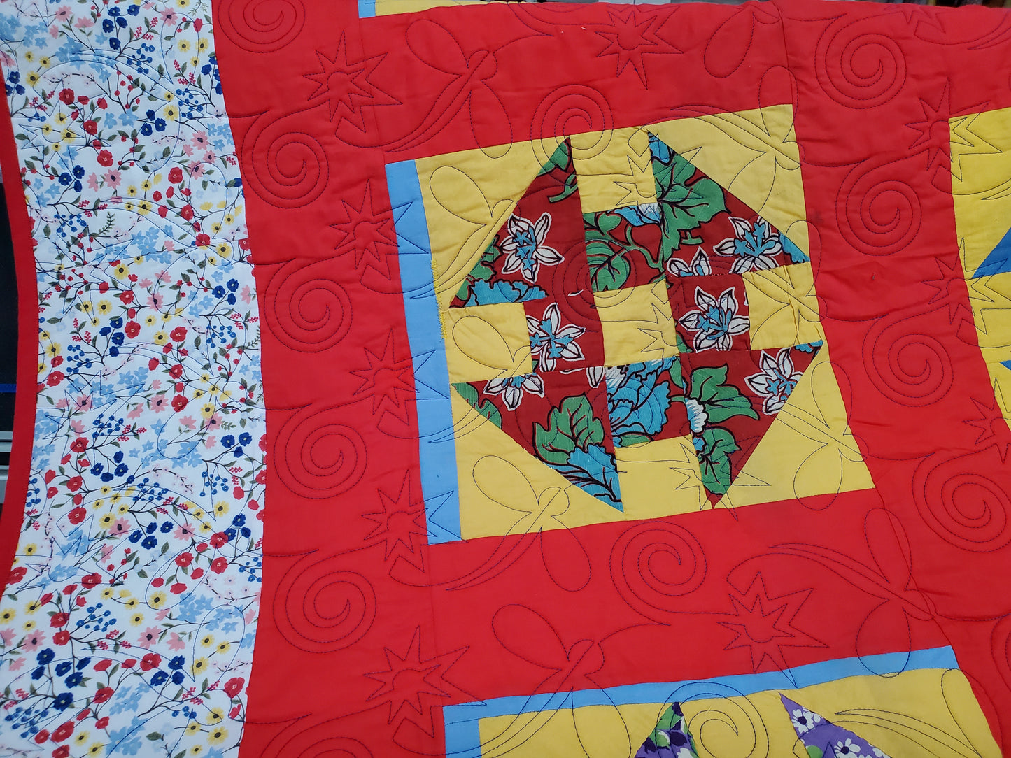 Revival Quilt- “No One Sits Alone” 81" x 93"