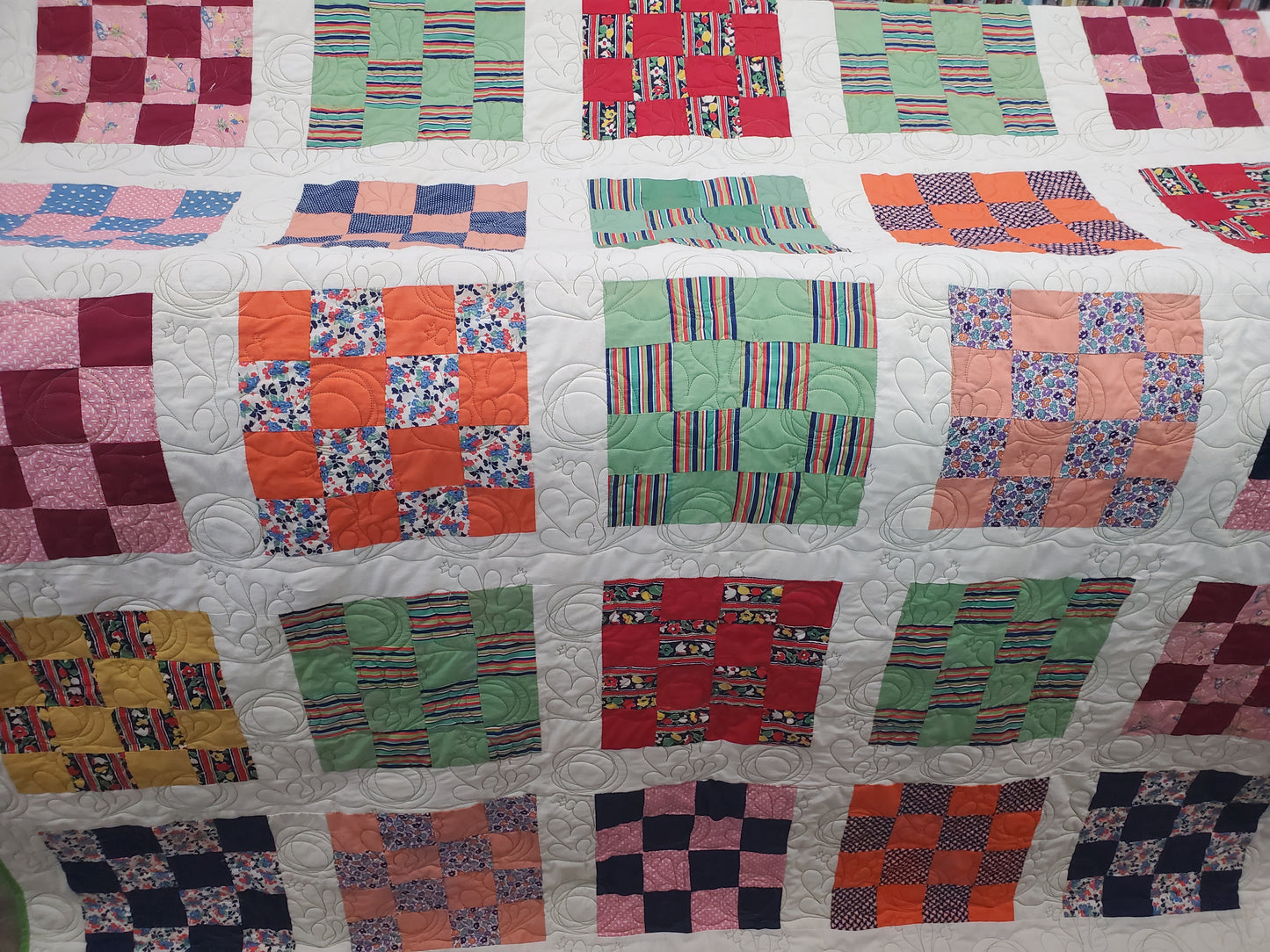 Revival Quilt- "Southwestern 16-Patch" 69"x84"