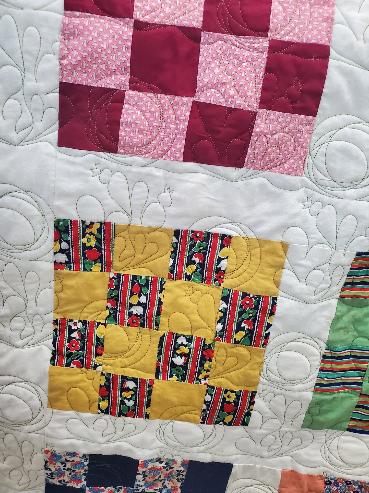 Revival Quilt- "Southwestern 16-Patch" 69"x84"