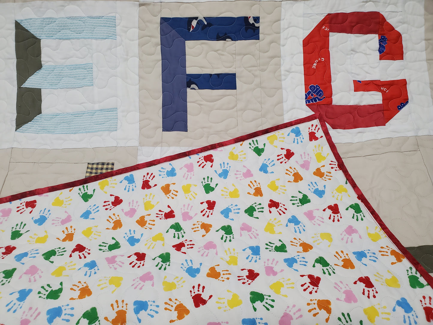 Alphabet Quilt- 60" x 71"
