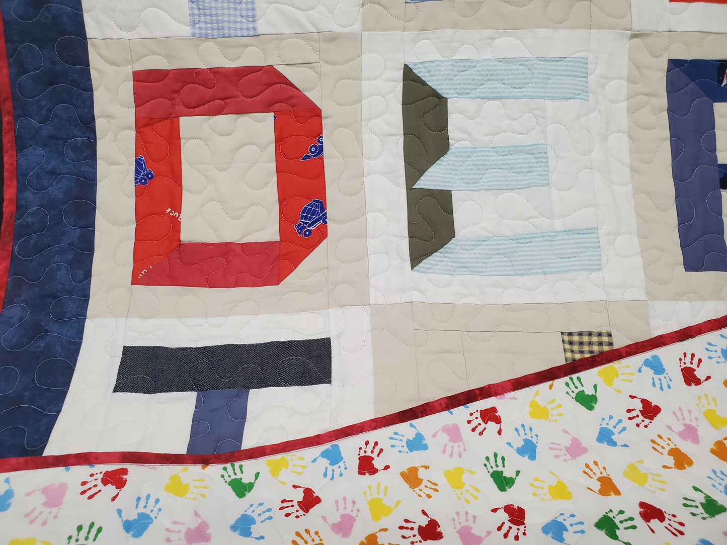 Alphabet Quilt- 60" x 71"
