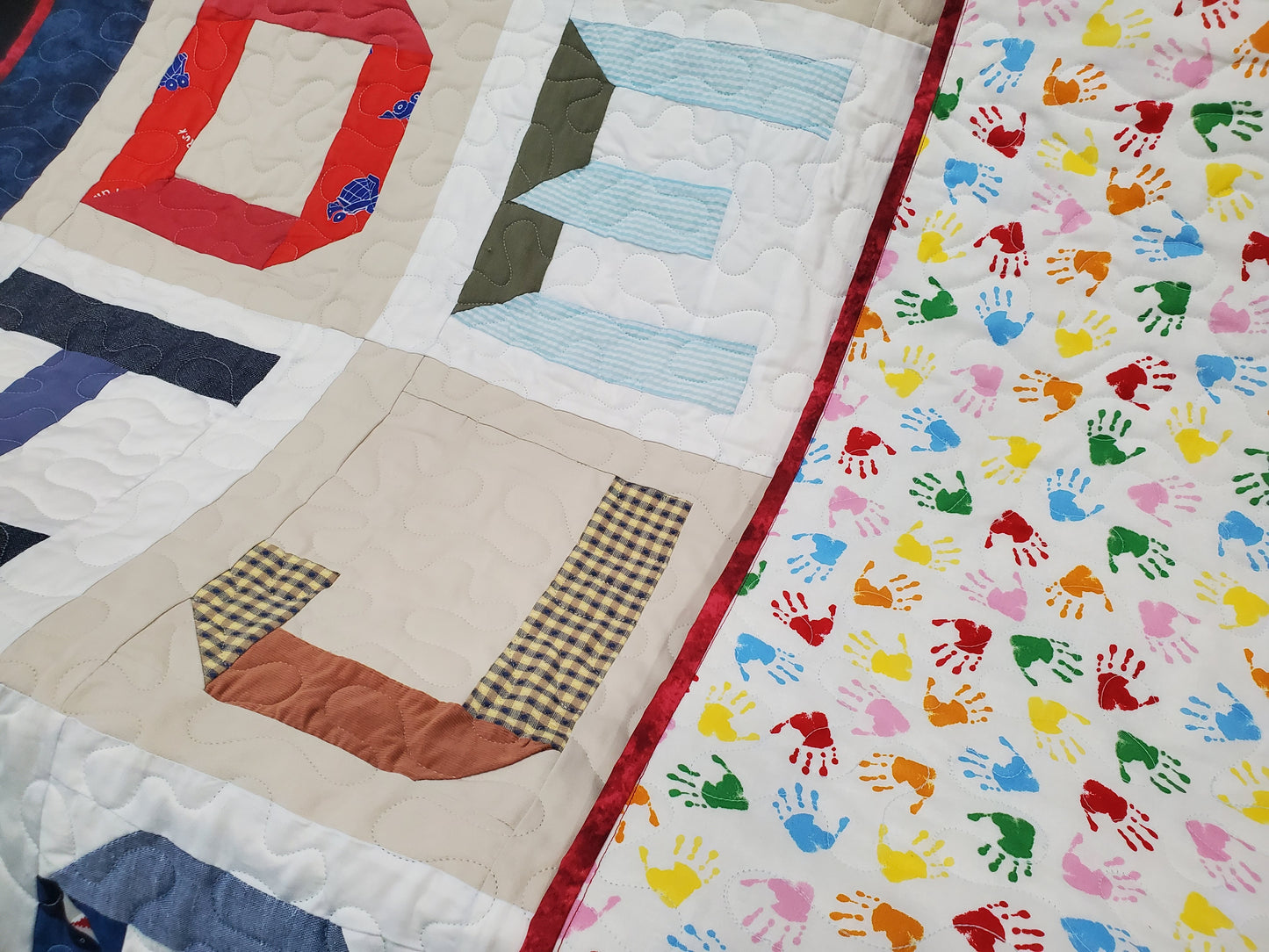 Alphabet Quilt- 60" x 71"