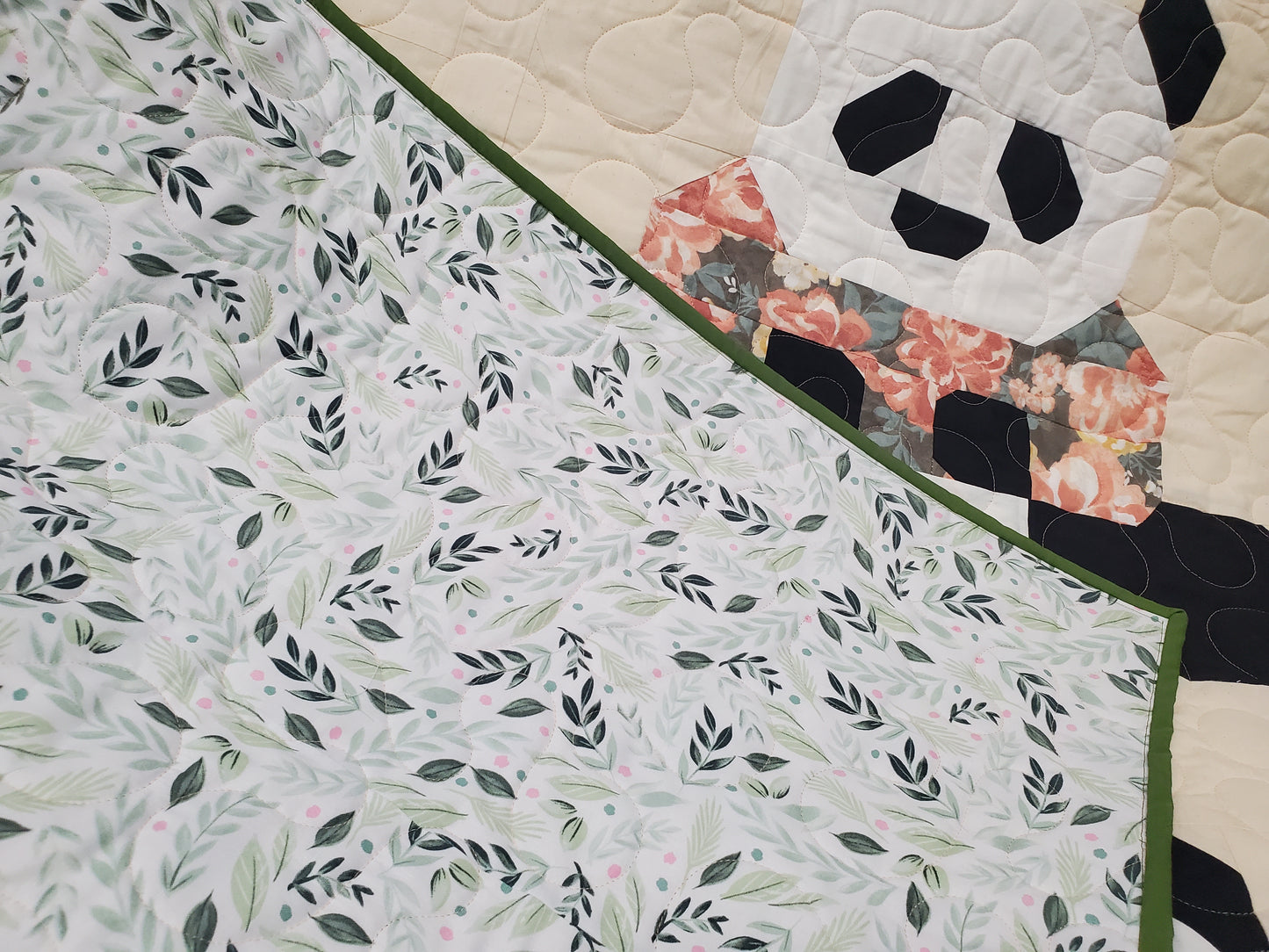 Panda Bears Quilt- 48" x 48"