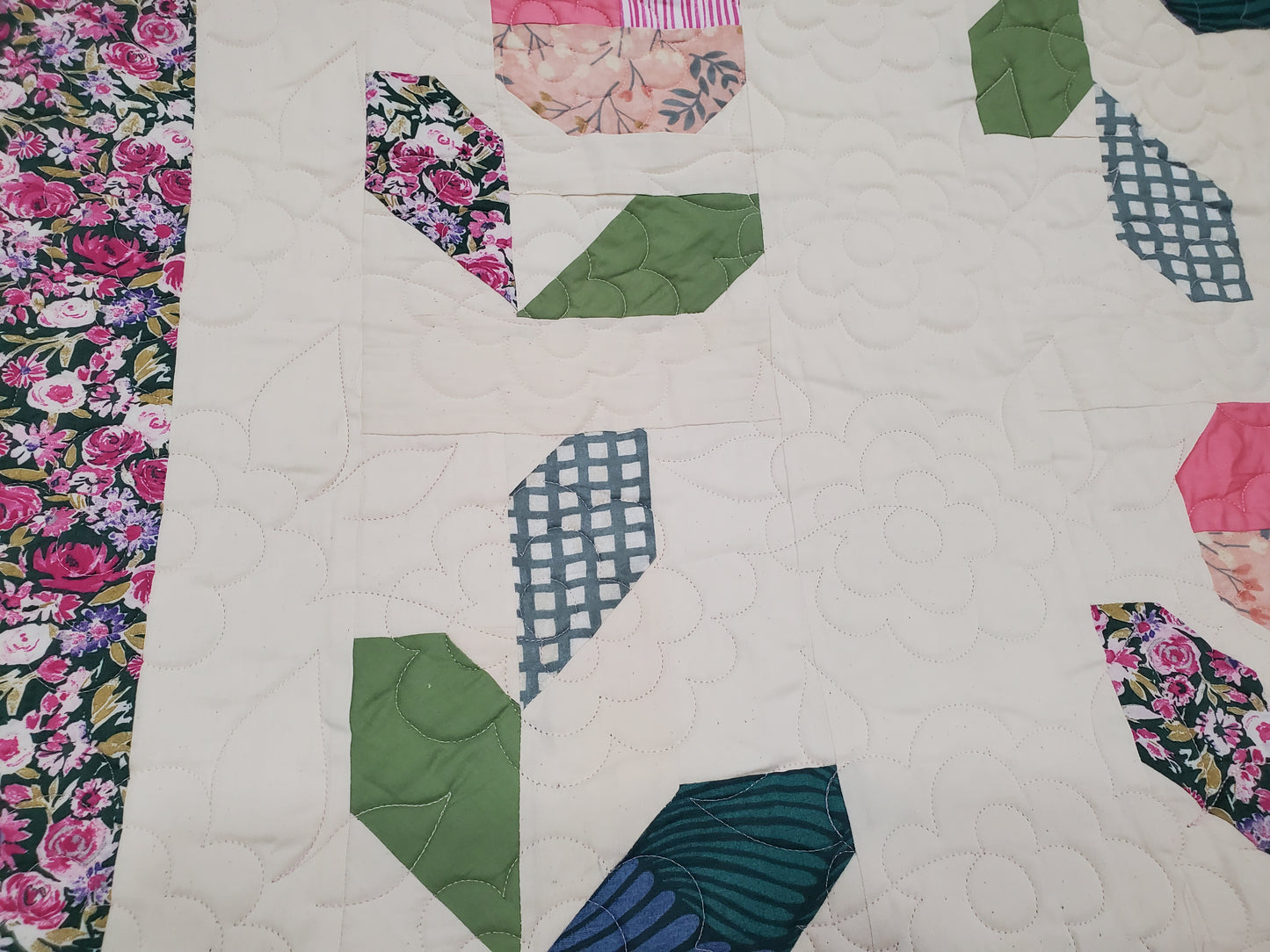Victorian Garden Quilt- (82"x90")