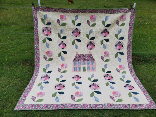 Victorian Garden Quilt- (82"x90")