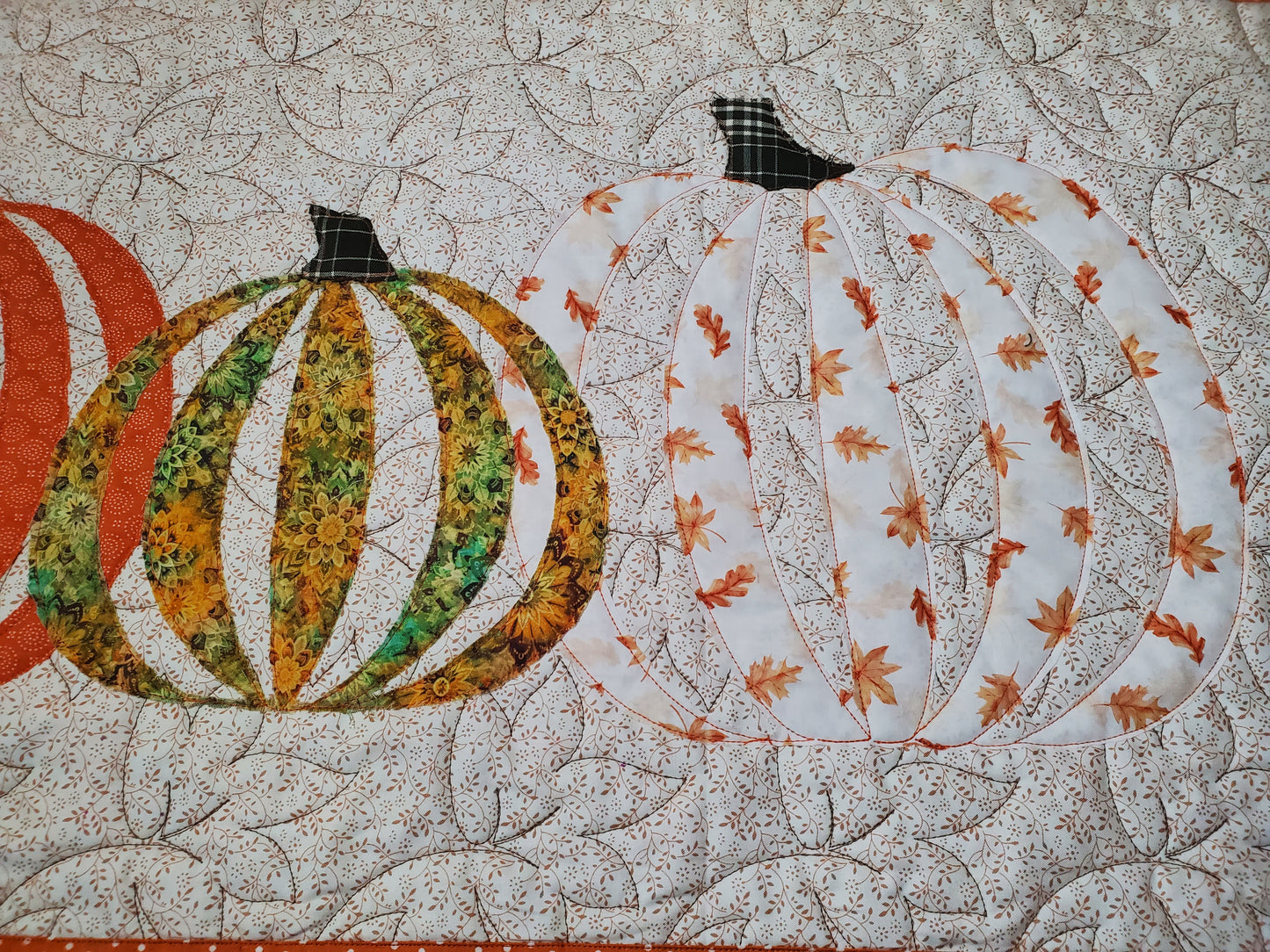 Fall Pumpkins Table Runner- 20"x60"