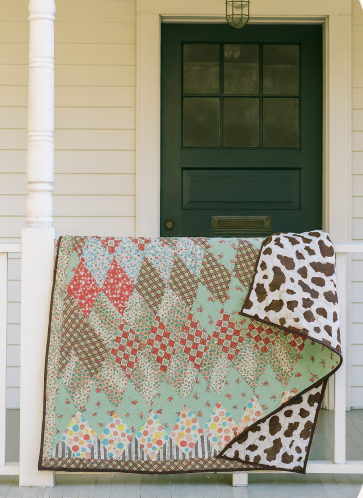 Revival Quilt- "Diamond in The Rough" 66"x86"