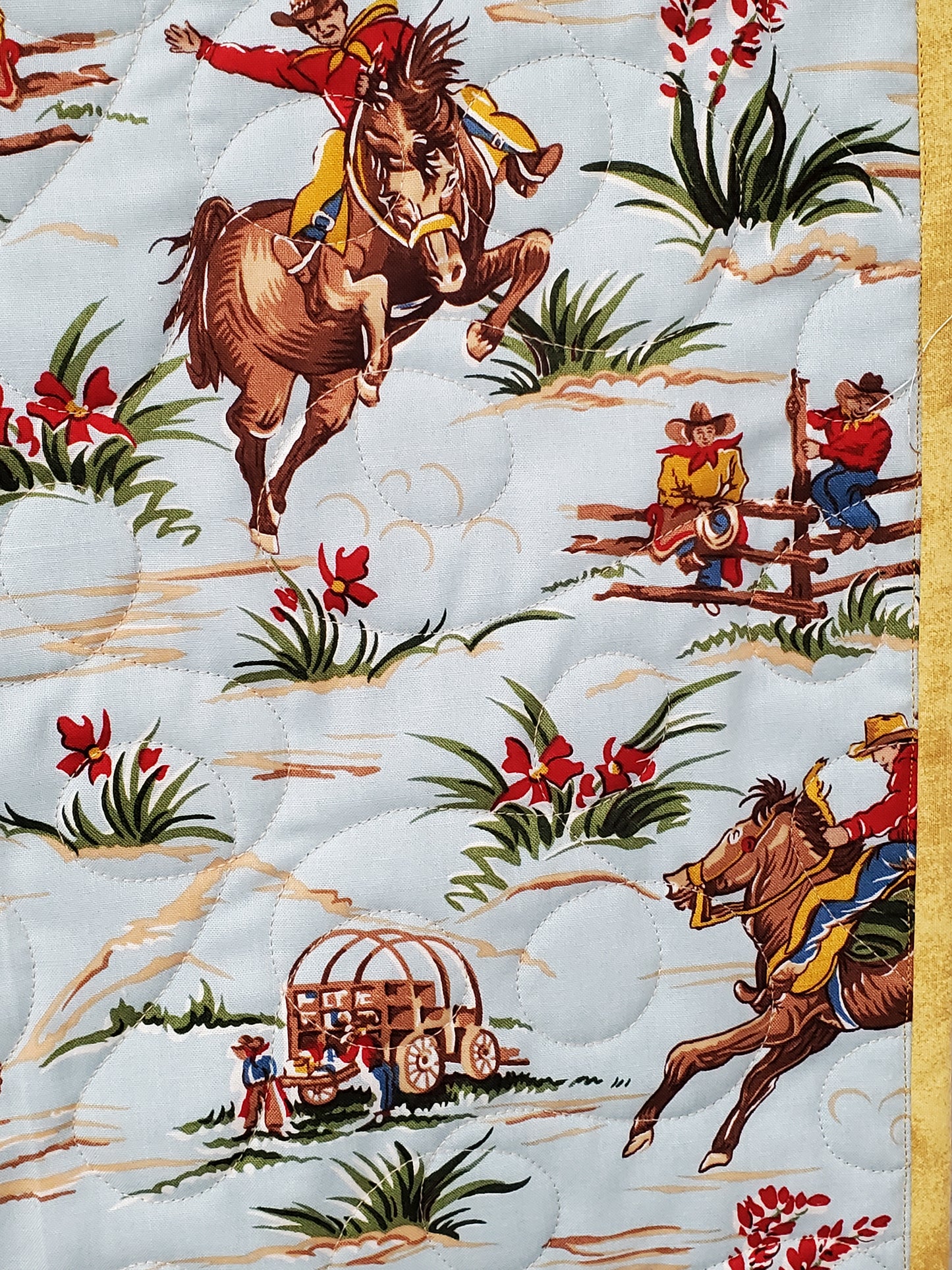 Western Reversible Quilt – 57" x 57"