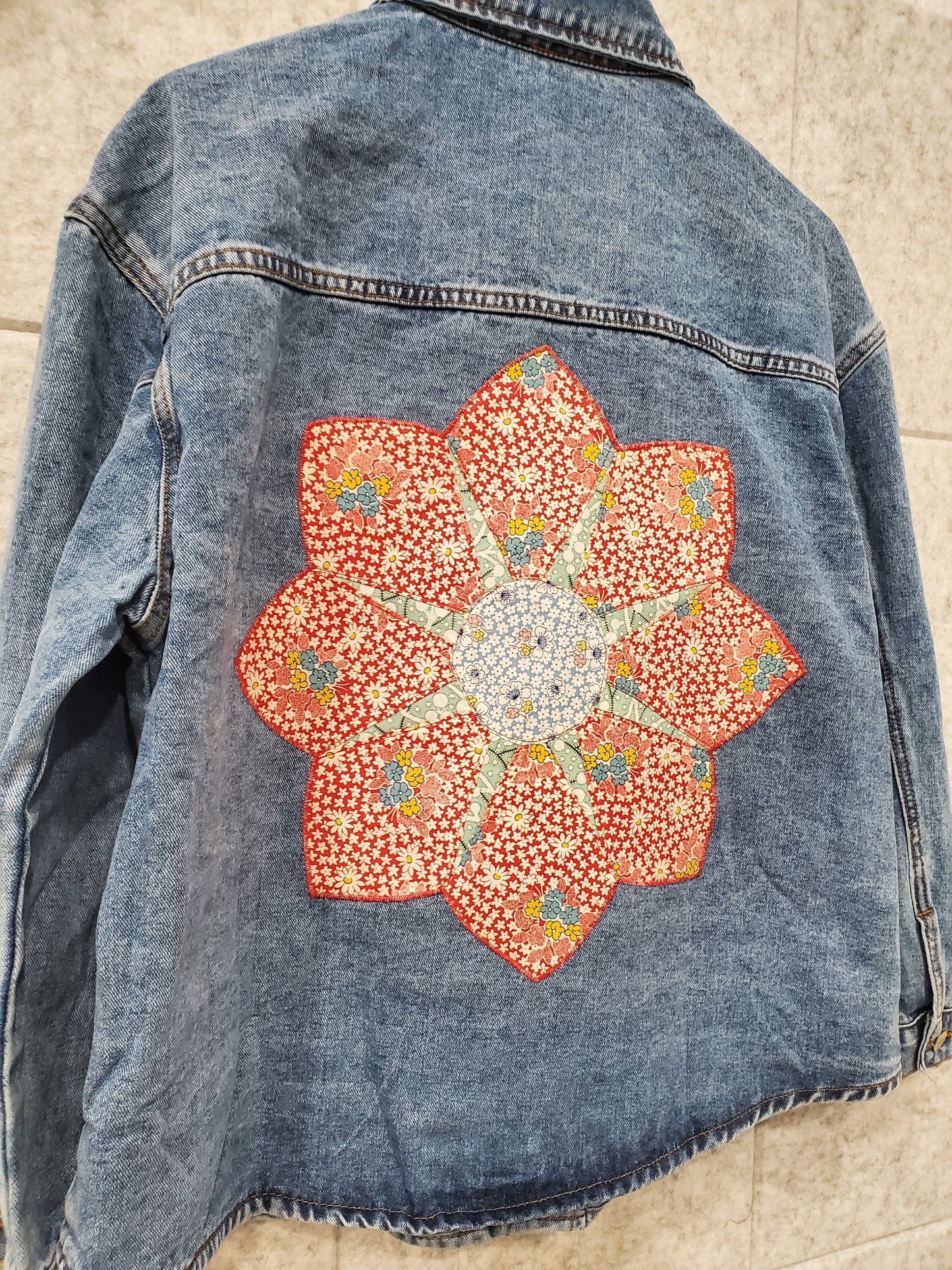 “Revival Block on Denim” Women's Jacket 2 - Size LG