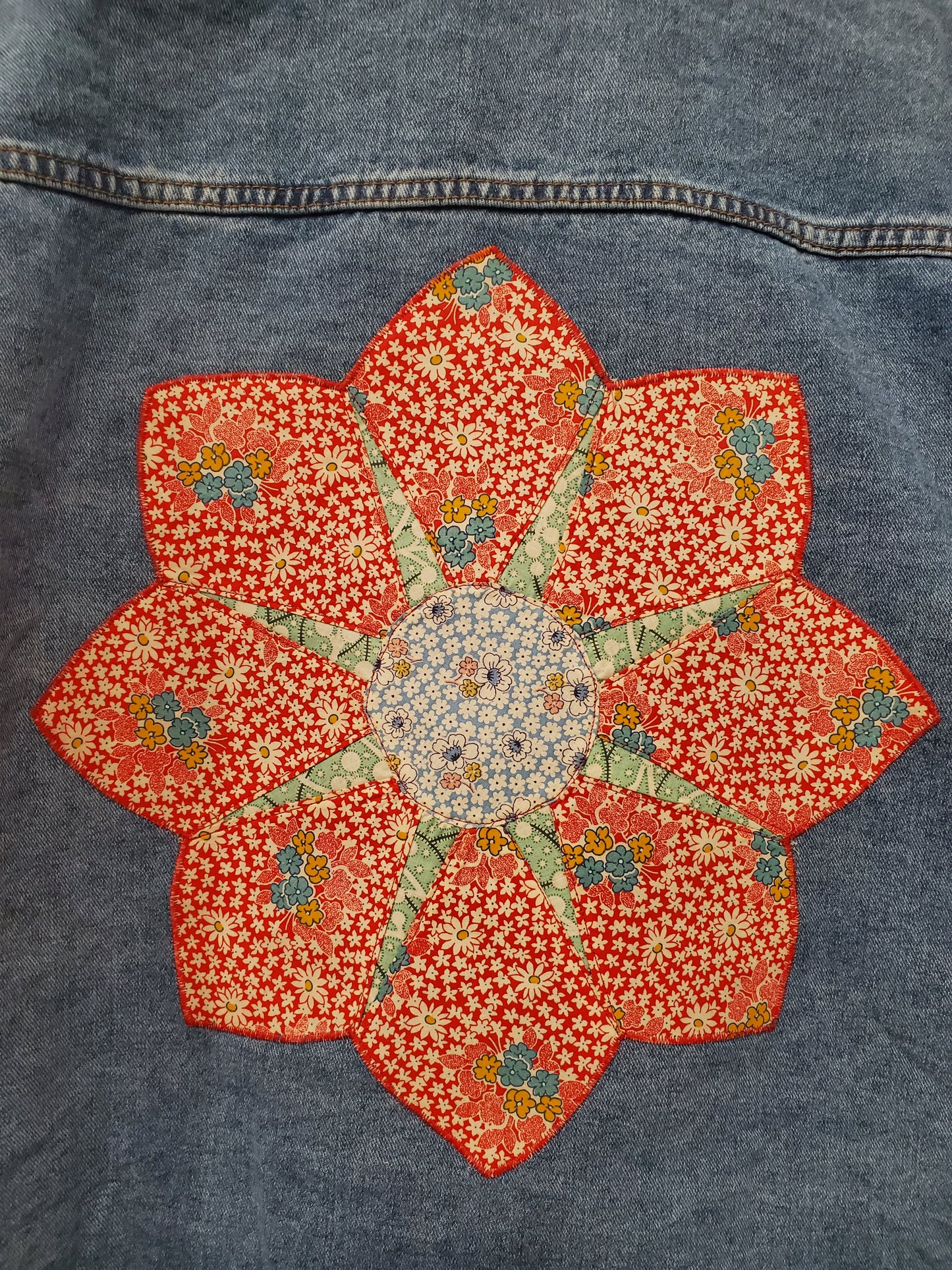 “Revival Block on Denim” Women's Jacket 2 - Size LG