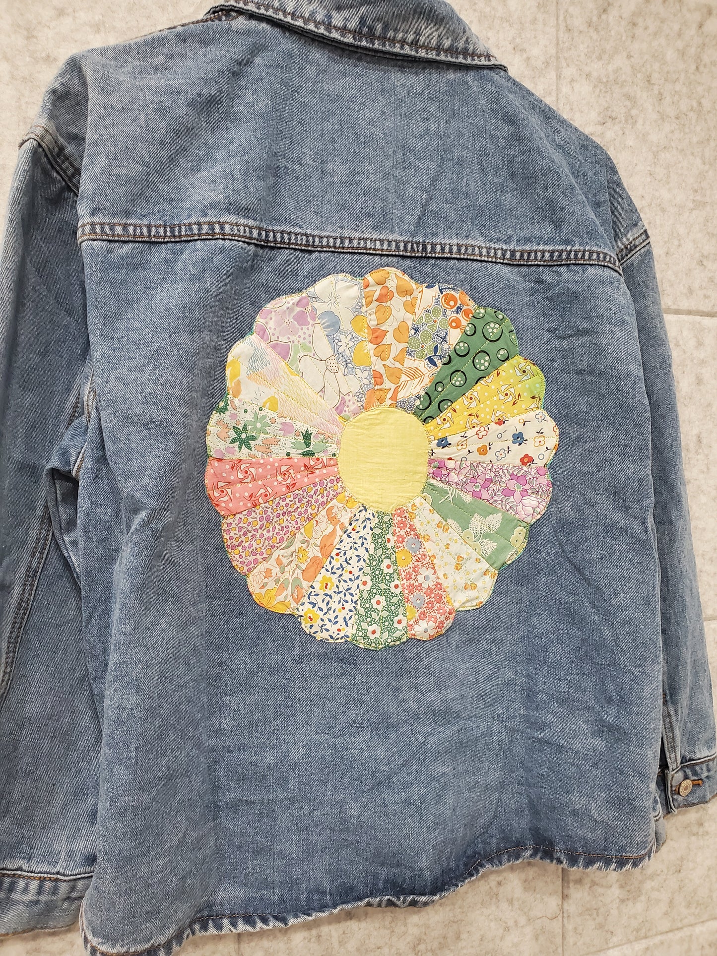 “Revival Block on Denim” Women's Jacket- Size LG