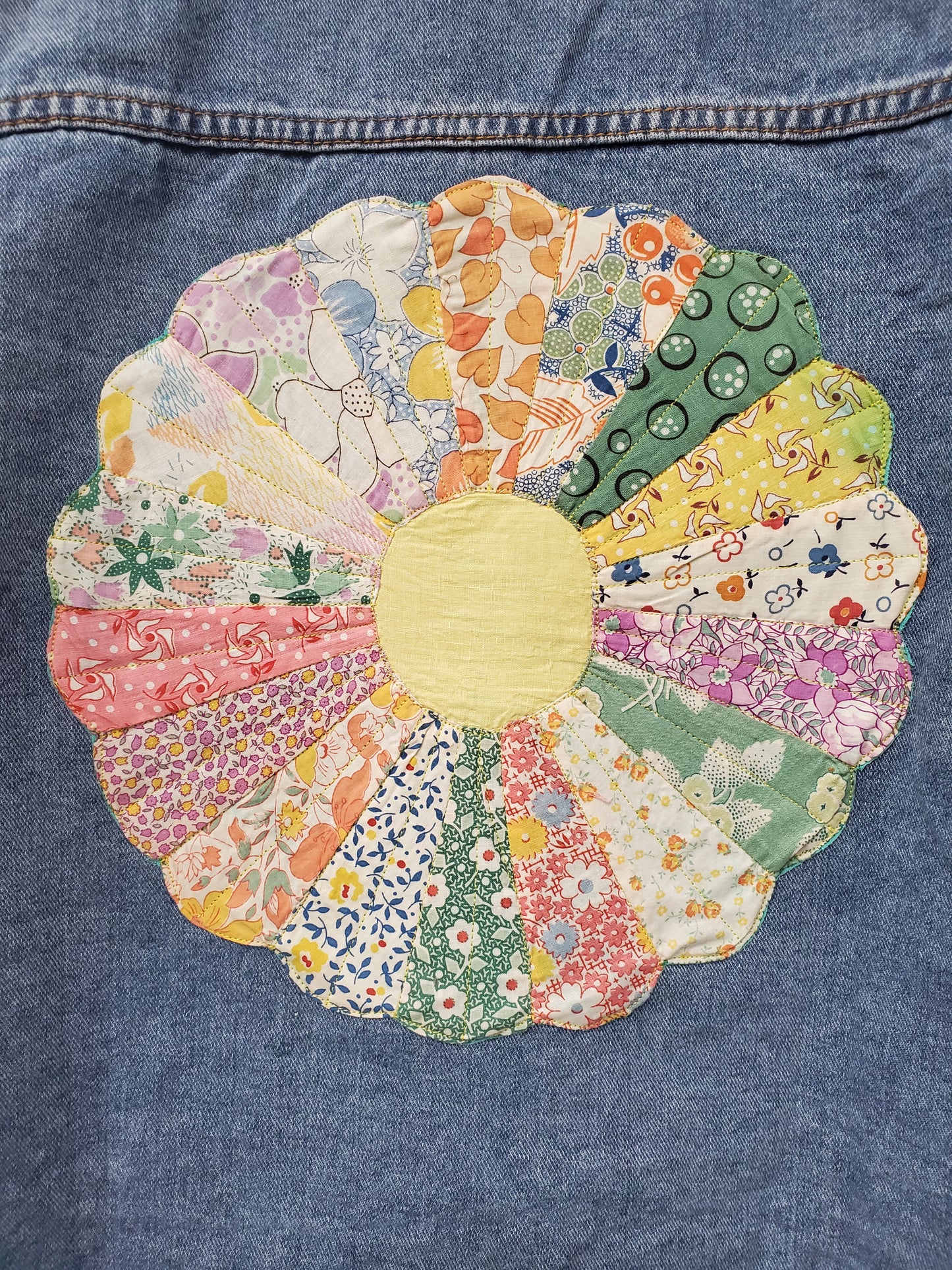 “Revival Block on Denim” Women's Jacket- Size LG