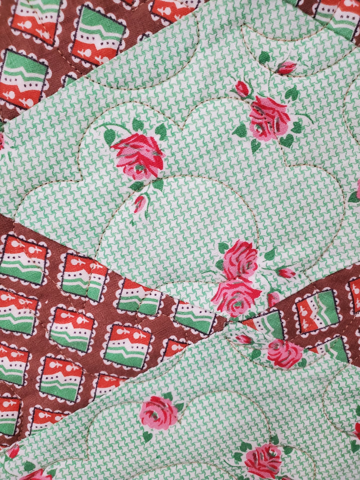 Revival Quilt- "Diamond in The Rough" 66"x86"