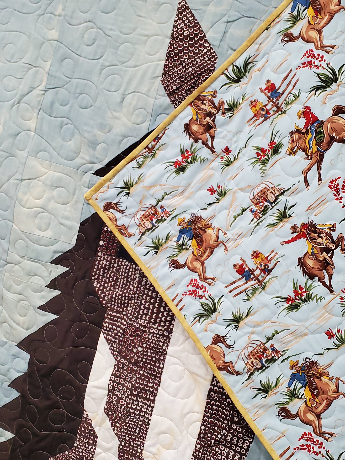 Western Reversible Quilt – 57" x 57"