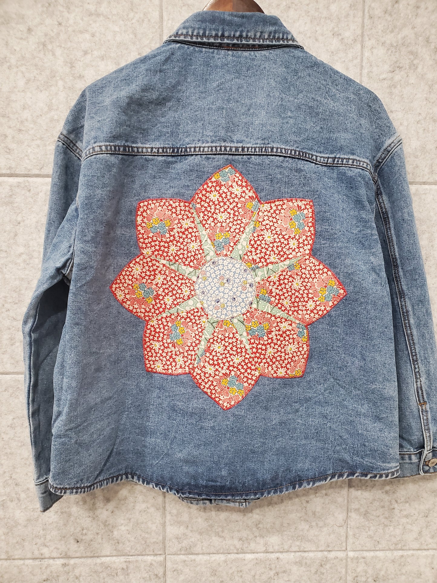 “Revival Block on Denim” Women's Jacket 2 - Size LG